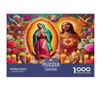 Jesus - Religion Jigsaw Puzzles Puzzle for Adults Kids. 1000 Piece Whimsical Challenge Toy Educational Games Home Decoration for Adults& Kids Age 14 Years Up 70x50cm/1000pcs