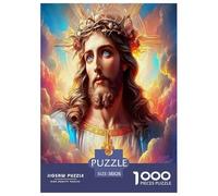Jesus - Religion Jigsaw Puzzles Puzzle for Adults Kids. 1000 Pieces Impossible Challenge Toy Educational Games Home Decoration for Educational Games Gifts 38x26cm/1000pcs