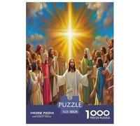 Jesus - Religion Jigsaw Puzzles Puzzles for Adults Kids. 1000 Piece Great Gifts Challenge Toy Educational Game Home Decoration for Educational Games Gifts 38x26cm/1000pcs