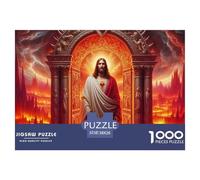 Jesus - Religion Leisure Jigsaw Puzzle Created for Steady Problem Solving, Featuring Fantasy And Delivering A Composed Enjoyable Assembly Experience 38x26cm/1000pcs