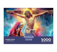 Jesus - Religion Phenomenal 1000-Piece Jigsaw Puzzles for Adults The Definitive Encounter with Impossible, Hard, Difficult Challenging Puzzle Games - This Is The Crowning Gift Jigsaw Puzzles Fo