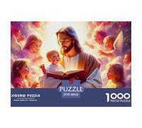 Jesus - Religion Premium Crafted Jigsaw Puzzle Offering Lasting Enjoyment, Featuring Fantasy And A Tasteful British-inspired Layout Suitable for Shared Moments 38x26cm/1000pcs