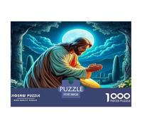 Jesus Religion Puzzle 1000 Piece Jigsaw Jigsaws Adults Kids Puzzles Creative Games Home Adult Decoration Educational Games Inspirational 38x26cm/1000pcs