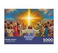 Jesus - Religion Puzzle 1000 Pieces Jigsaw Adults Kids Puzzles Creative Challenge Games Home Decoration Inspirational Games Educational 1000pcs 38x26cm/1000pcs