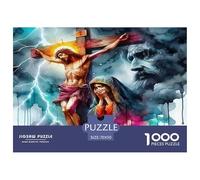 Jesus - Religion Puzzle 1000Pc Jigsaw Adults Kids Puzzles Games Home Decoration Inspirational Games Educational Reliever Difficult 1000pcs 70x50cm/1000pcs
