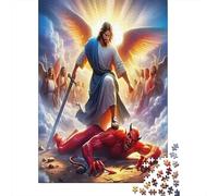 Jesus - Religion Puzzle Cosmic Fantasy Hero Scene Jigsaw Puzzle Made in Italy Fun Present & Activity for Home 38x26cm/1000pcs
