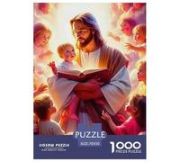 Jesus - Religion Puzzles 1000 Pieces for Adults And Children Fun Challenging Brainteasing Jigsaw Educational Games Randomly Shaped 70x50cm/1000pcs
