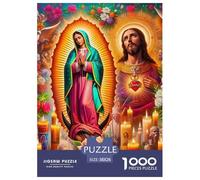 Jesus - Religion Refined Home Activity Jigsaw Puzzle Created for Gentle Mental Challenges, Featuring Fantasy within A Clear Structured And Enjoyable Layout 38x26cm/1000pcs