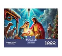 Jesus - Religion Refined Home Activity Jigsaw Puzzle Created for Gentle Mental Challenges, Featuring Fantasy within A Clear Structured And Enjoyable Layout 52x38cm/1000pcs