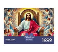 Jesus - Religion Refined Home Activity Jigsaw Puzzle Created for Gentle Mental Challenges, Featuring Fantasy within A Clear Structured And Enjoyable Layout 70x50cm/1000pcs