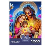 Jesus - Religion Refined Home Activity Jigsaw Puzzle Created for Gentle Mental Challenges, Featuring Fantasy within A Clear Structured And Enjoyable Layout 70x50cm/1000pcs