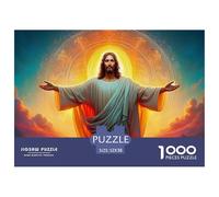 Jesus - Religion Refined Home Activity Jigsaw Puzzle Created for Gentle Mental Challenges, Featuring Fantasy within A Clear Structured And Enjoyable Layout 52x38cm/1000pcs