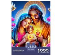Jesus - Religion Refined Jigsaw Puzzle Experience Tailored for Quiet Evenings, Blending Fantasy with A Clean UK-style Composition for Focused And Calming Play 70x50cm/1000pcs