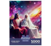 Jesus - Religion Refined Jigsaw Puzzle Experience Tailored for Quiet Evenings, Blending Fantasy with A Clean UK-style Composition for Focused And Calming Play 70x50cm/1000pcs