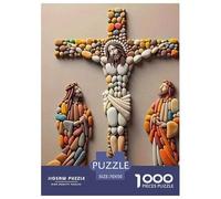 Jesus - Religion Refined Jigsaw Puzzle for Quiet Leisure And Friendly Challenges, Presenting Fantasy through A Composed Layout That Feels Satisfying to Complete 70x50cm/1000pcs