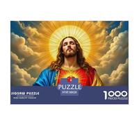 Jesus - Religion Refined Jigsaw Puzzle for Quiet Leisure And Friendly Challenges, Presenting Fantasy through A Composed Layout That Feels Satisfying to Complete 38x26cm/1000pcs