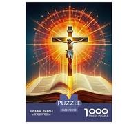 Jesus - Religion Thoughtfully Balanced Jigsaw Puzzle for Peaceful Leisure Time, Centred on Fantasy And Designed to Build Focus Patience And A Gentle Sense of Achievement 70x50cm/1000pcs