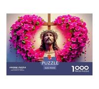 Jesus - Religion Thoughtfully Crafted Jigsaw Puzzle Suited to Reflective Leisure Time, Highlighting Fantasy through An Orderly Assembly Flow That Rewards Care And Persistence 70x50cm/1000pcs