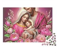 Jesus - ReligionJigsaw Puzzle Adults Jigsaws Biblical Saint Figure Family Challenging Game Stress Relief Portable Travel Gift 1000 Pieces 38x26cm/1000pcs