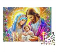 Jesus - ReligionJigsaw Puzzle Biblical Saint FigureSenior Enthusiasts Recycled Board Brain Training Gift 1000 Pieces 38x26cm/1000pcs