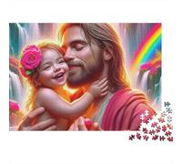 Jesus - ReligionJigsaw Puzzle Puzzles for Adults Biblical Saint Figure Collectors Mind Relaxation Office Break Gift Idea 1000 Pieces 70x50cm/1000pcs