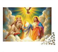 Jesus - ReligionJigsaw Puzzle Sacred Decor Toddler Learning Game Classroom 1000 Pieces 52x38cm/1000pcs