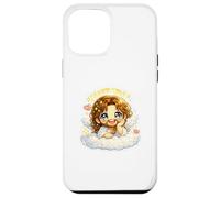 Jesus Resting on Clouds Angelic Dreamy Kawaii Chibi Case for iPhone 12 Pro Max