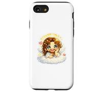 Jesus Resting on Clouds Angelic Dreamy Kawaii Chibi Case for iPhone SE (2020) / 7/8