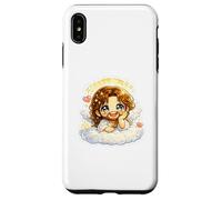 Jesus Resting on Clouds Angelic Dreamy Kawaii Chibi Case for iPhone XS Max