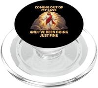 Jesus Resurrection Coming Out My Cave Funny Easter PopSockets PopGrip for MagSafe