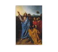 Jesus Returning The Keys to St Poster Painting Canvas Wall Art Living Room Posters Painting 12x18inch(30x45cm)