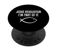 Jesus Revolution I'm Part of it - Marked by the Cross PopSockets Adhesive PopGrip