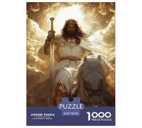 Jesus Rides A Horse Puzzles 1000 Piece for Adults Jigsaw Puzzles Impossible Puzzle Educational Game Home Decoration 70x50cm/1000pcs