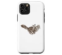 Jesus Rides Maine Coon Cat Christian Humor for Cat Lovers Case for iPhone 11 Pro