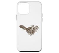 Jesus Rides Maine Coon Cat Christian Humor for Cat Lovers Case for iPhone 12 mini
