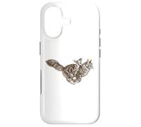 Jesus Rides Maine Coon Cat Christian Humor for Cat Lovers Case for iPhone 17