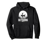 Jesus Said Go Fishing Bible Verse Fisherman Christian Pullover Hoodie