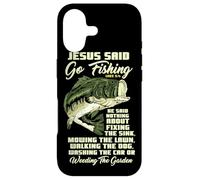 Jesus Said Go Fishing Fish Story Bible Angling Bass Fishing Case for iPhone 17