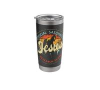 Jesus Sasquatch Research Team Personalized Bigfoot Stainless Steel Insulated Tumbler