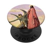 Jesus Satan Temptation by Gustave Dore Colorized PopSockets Adhesive PopGrip