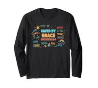 Jesus Saved by Grace Ephesians 2:8-9 - Christian Faith Long Sleeve T-Shirt