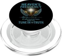 Jesus Saved, Heaven's Frequency PopSockets PopGrip for MagSafe