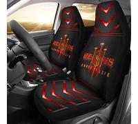 Jesus Saved My Life 2 Pcs Car Seat Cover Soft Car Seat Protector Non-Slip Front Seats Cushion Cover Universal Fit Sedan Car Mpv