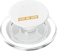 Jesus Saved My Life Ask Me How PopSockets PopGrip for MagSafe