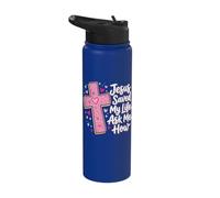 Jesus Saved My Life Ask Me How Stainless Steel Insulated Water Bottle