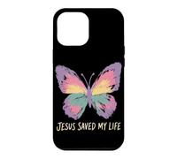 Jesus Saved My Life Christian Butterfly Faith Worship Prayer Case for iPhone 12 Pro Max