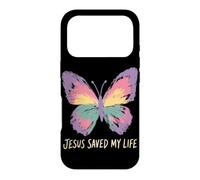 Jesus Saved My Life Christian Butterfly Faith Worship Prayer Case for iPhone 17 Pro