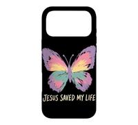Jesus Saved My Life Christian Butterfly Faith Worship Prayer Case for iPhone 17 Pro Max