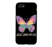 Jesus Saved My Life Christian Butterfly Faith Worship Prayer Case for iPhone SE (2020) / 7/8