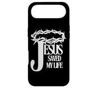 Jesus Saved My Life Christian Cross Thorns Crown Thankful Case for iPhone Air